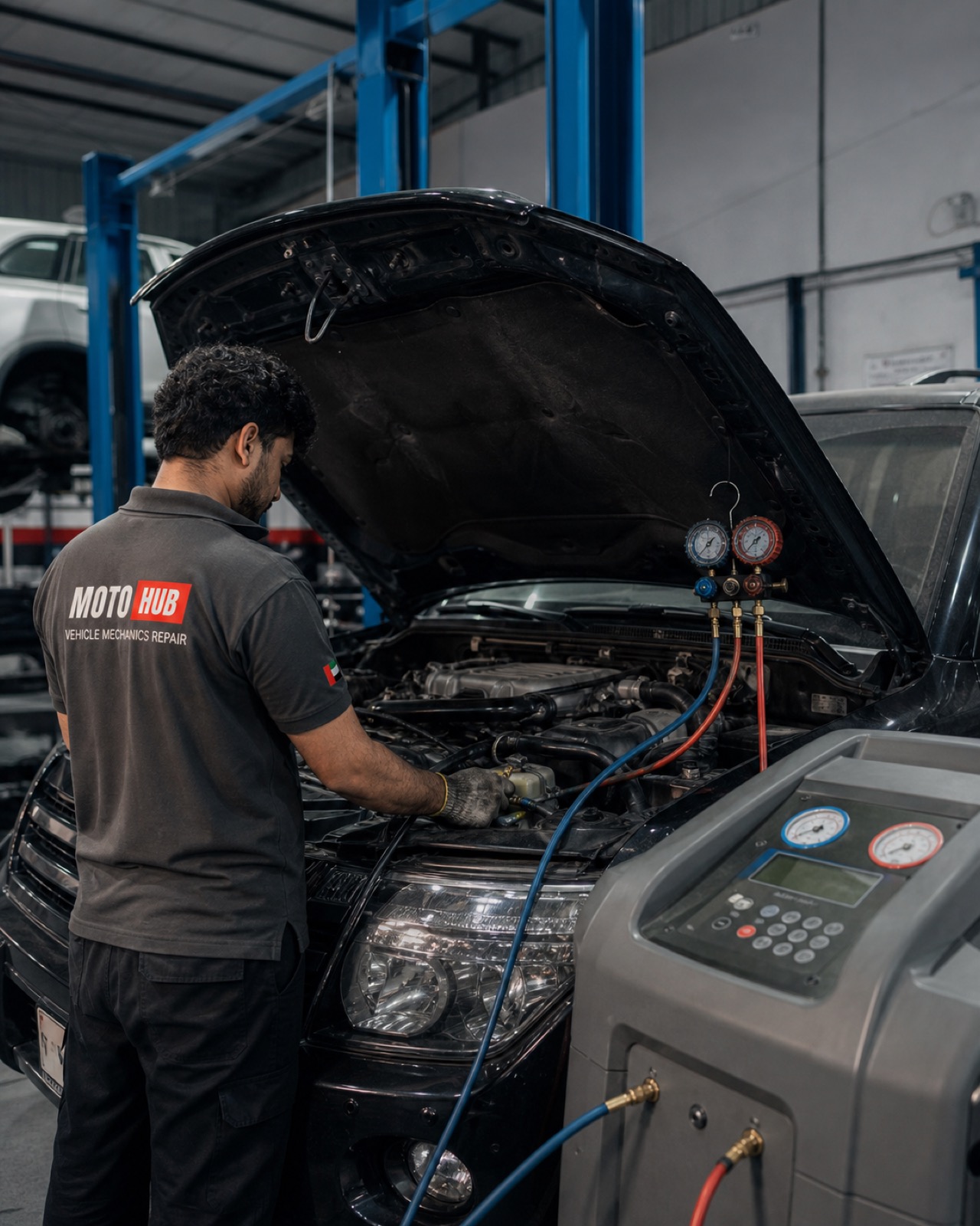 AC pressure check at MotoHub
