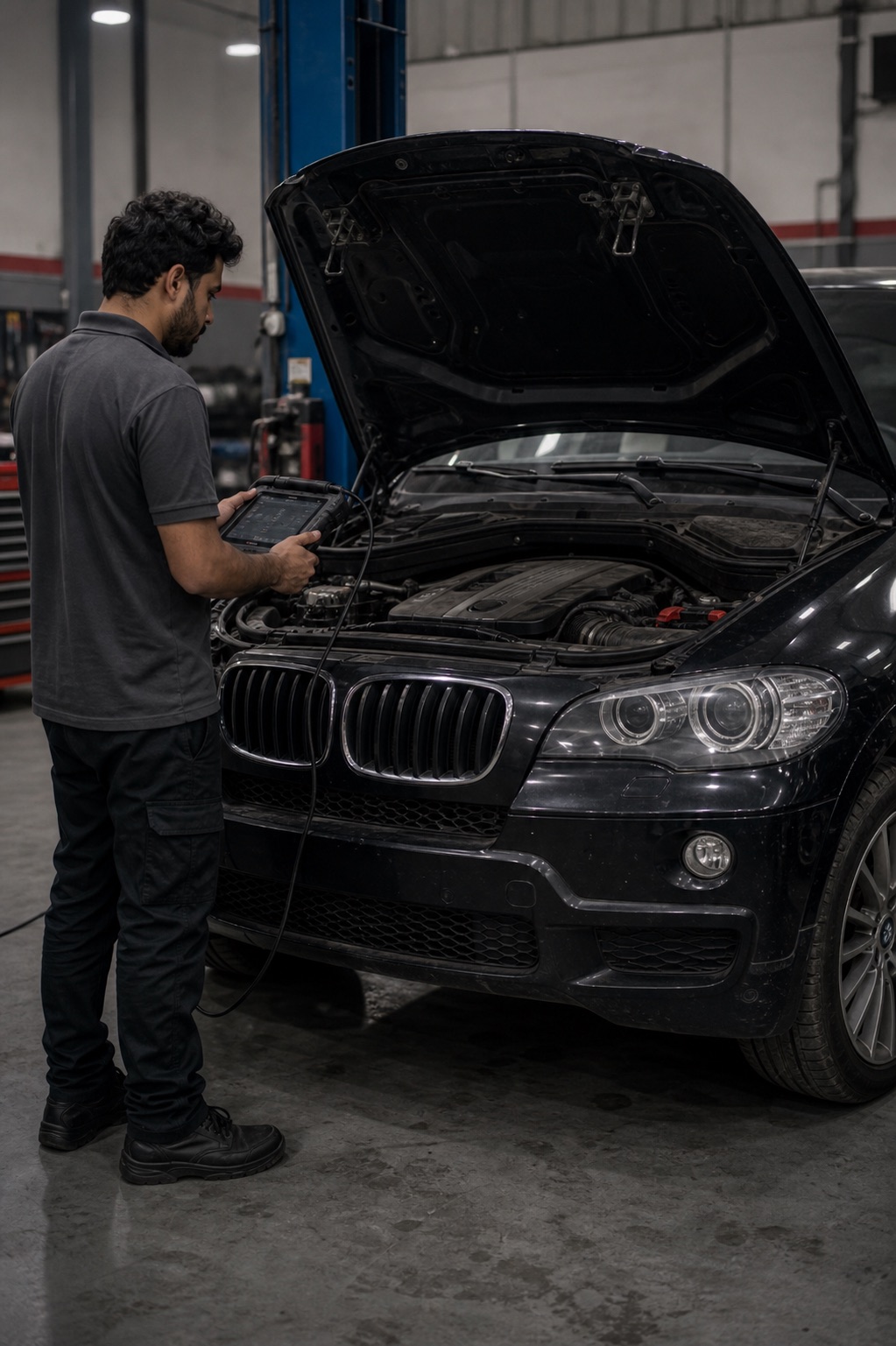 BMW warning light diagnosis