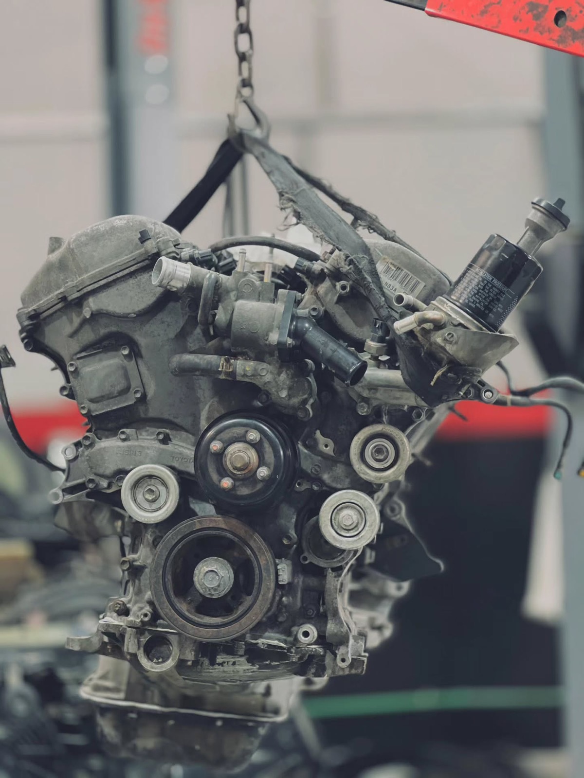 Engine bay inspection at MotoHub