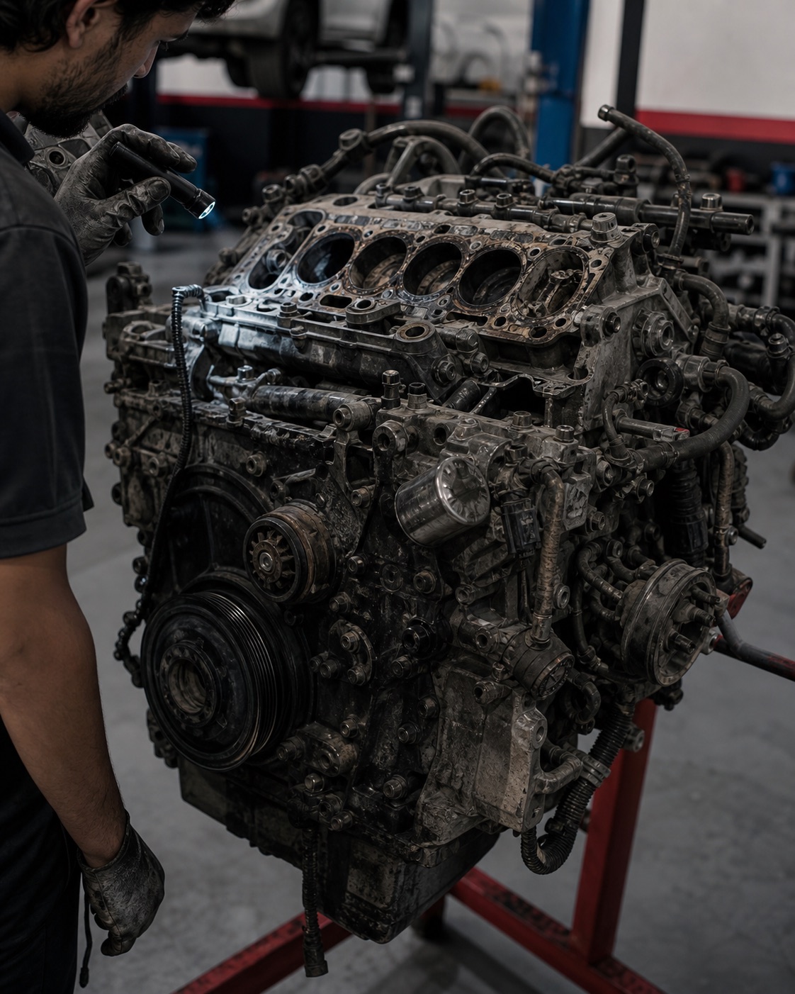 MotoHub engine repair work